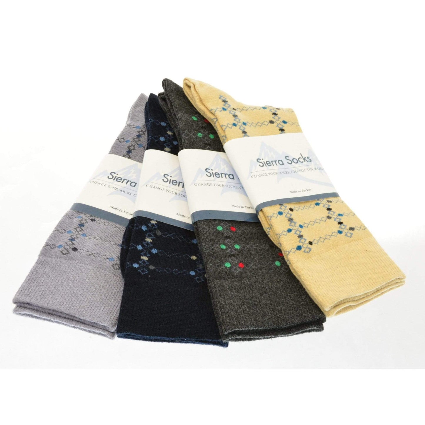 Men's Crew Socks in Combed Cotton