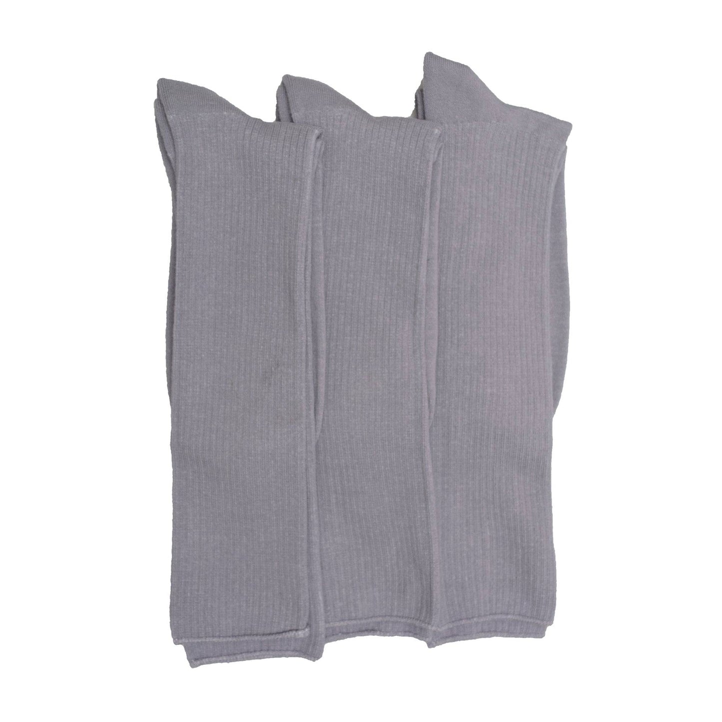 Diabetic Men's Socks Arthritic Cotton Crew Cushioned 3 Pair Pack