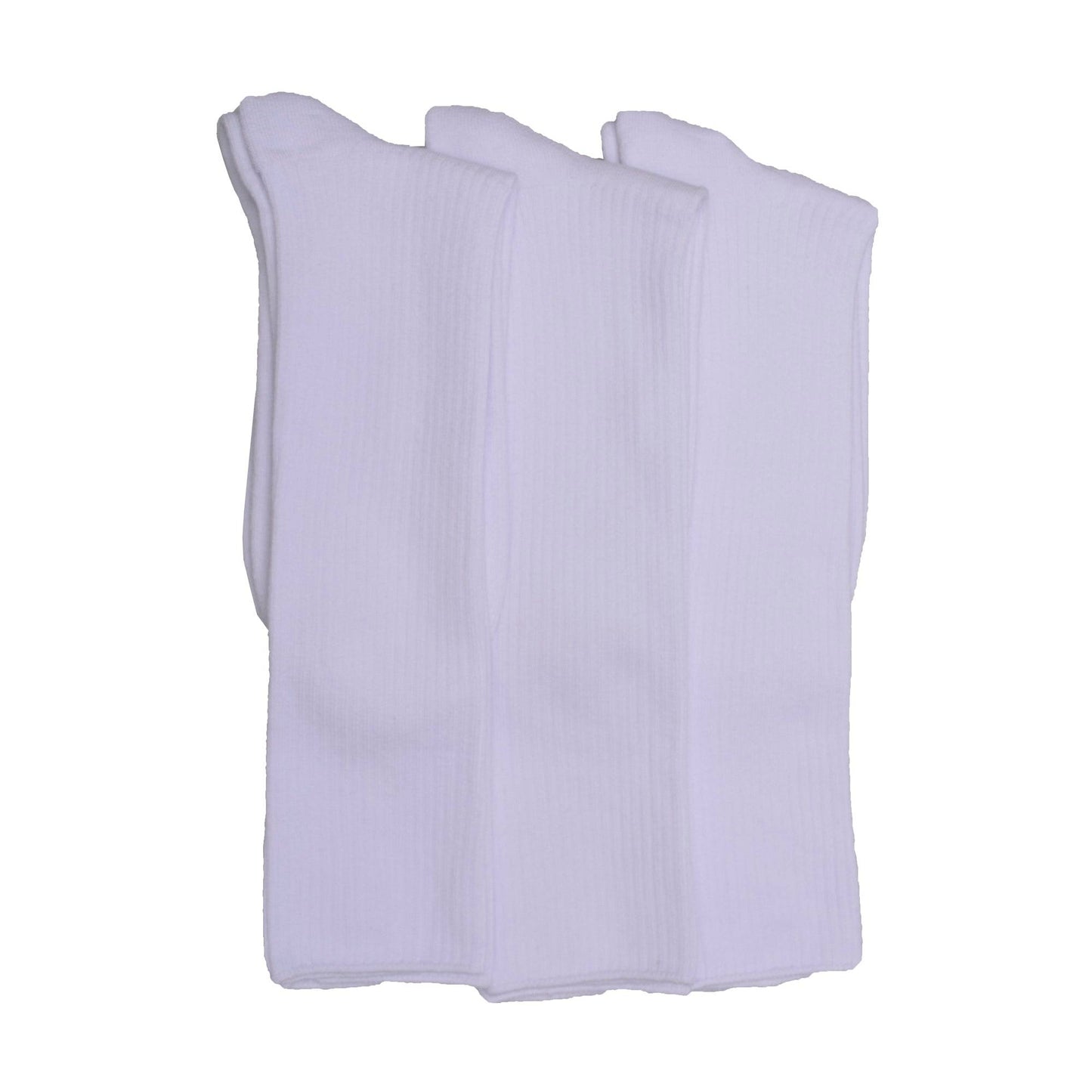 Diabetic Men's Socks Arthritic Cotton Crew Cushioned 3 Pair Pack