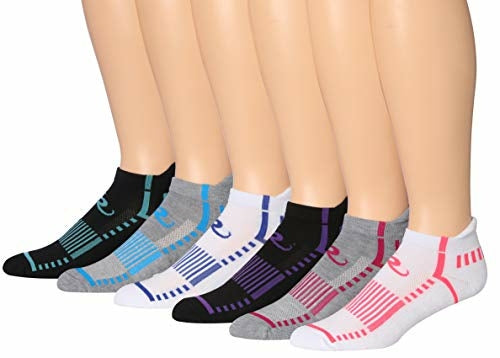 Ronnox Men's 6-Pairs Low Cut Running & Athletic Performance Tab Socks