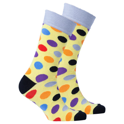 Men's Blonde Dot Socks