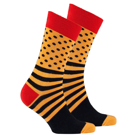 Men's Flame Dot Stripe Socks