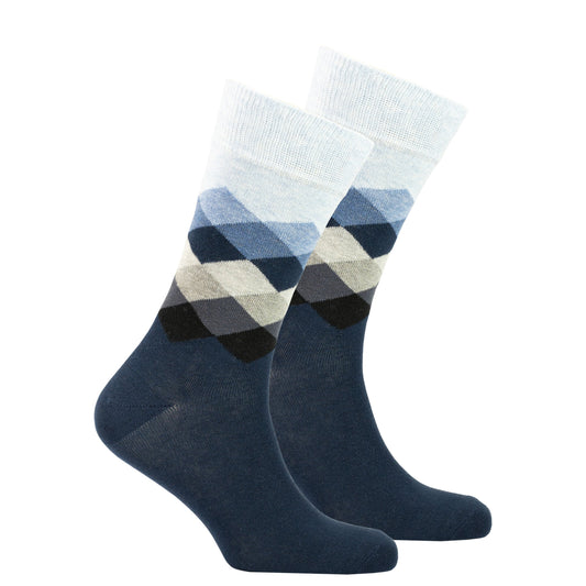 Men's Azure Diamond Socks