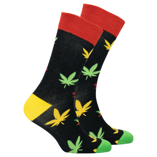 Men's Colorful Weed Socks