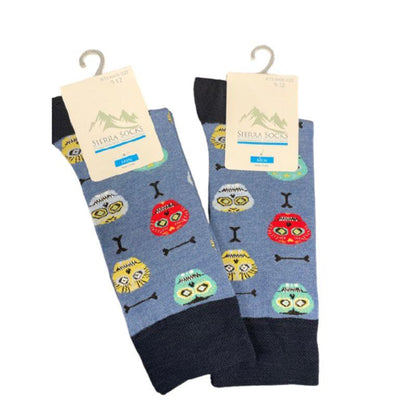 Game Character Socks - Men's Colorful Smooth Toe Crew