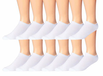 James Fiallo Men's 12-Pairs Performance Low Cut Athletic Sport Socks