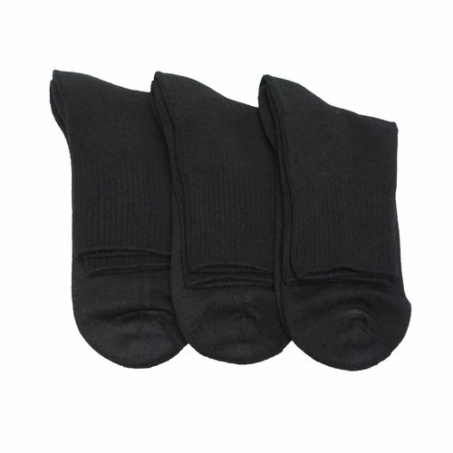 Diabetic Arthritic Cotton Ankle Cushioned 3 Pair Pack Men Socks