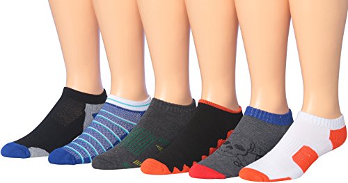 James Fiallo Men's 6-Pairs Low Cut Athletic Sport Socks 2886-3--6