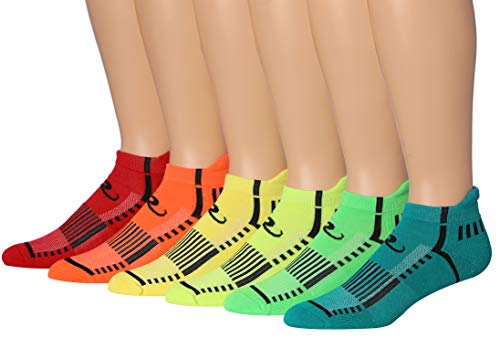 Ronnox Men's 6-Pairs Low Cut Running & Athletic Performance Tab Socks