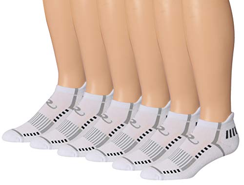 Ronnox Men's 6-Pairs Low Cut Running & Athletic Performance Tab Socks