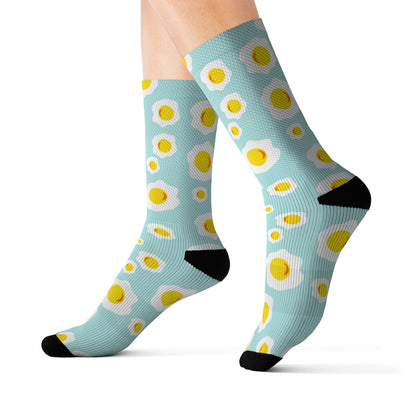 Sunny Side Up Eggs Funny Novelty Socks