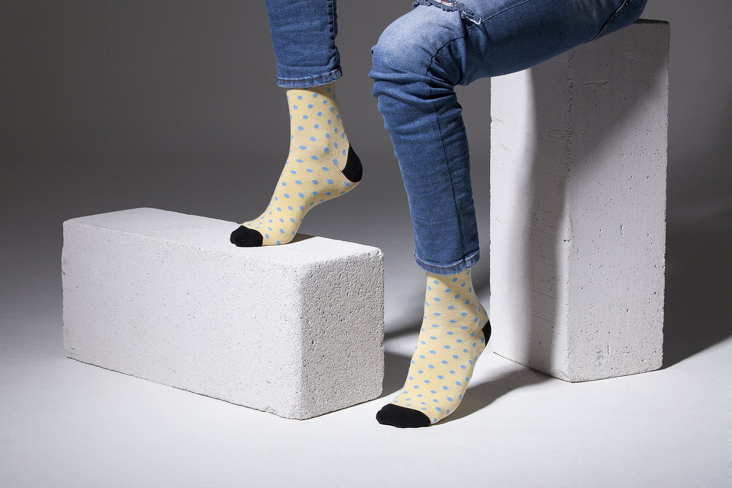 Men's Buttermilk Dot Socks