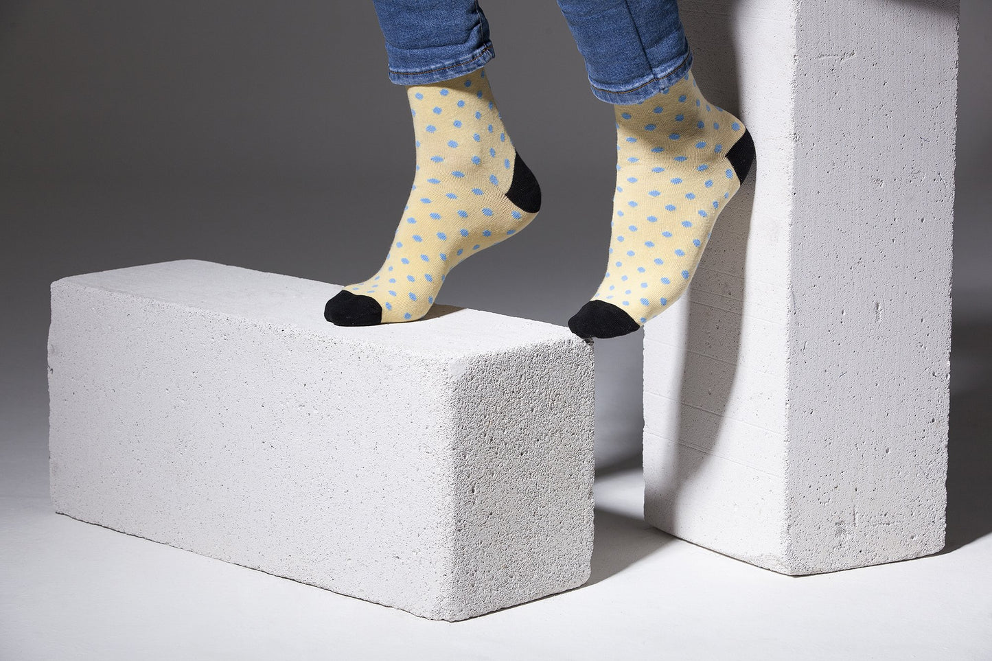 Men's Buttermilk Dot Socks