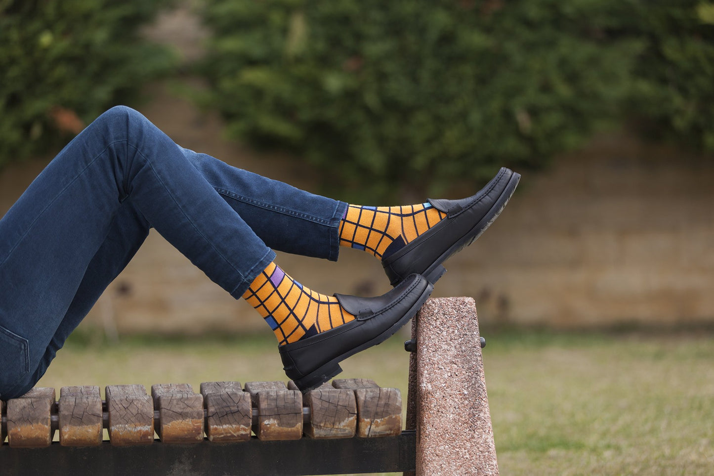 Men's Fashionable Blocks Socks