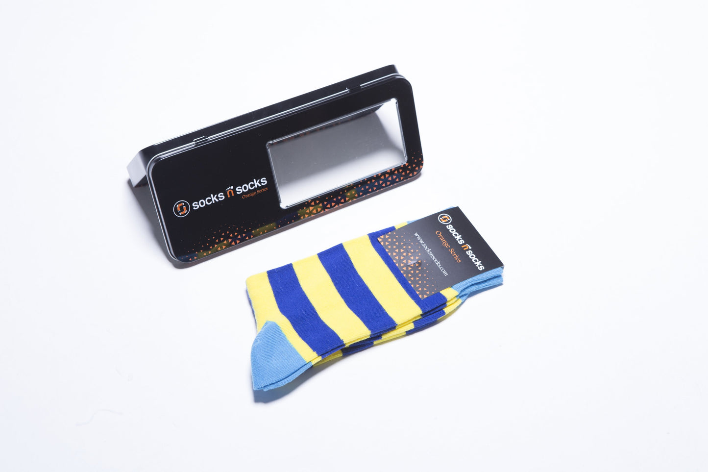 Men's Lemon Sky Stripe Socks