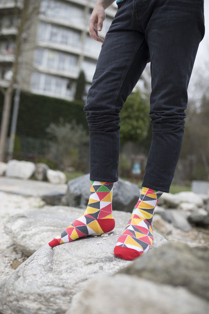 Men's Flame Triangle Socks