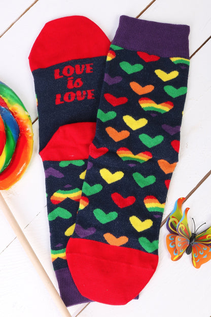 LOVE cotton socks with hearts