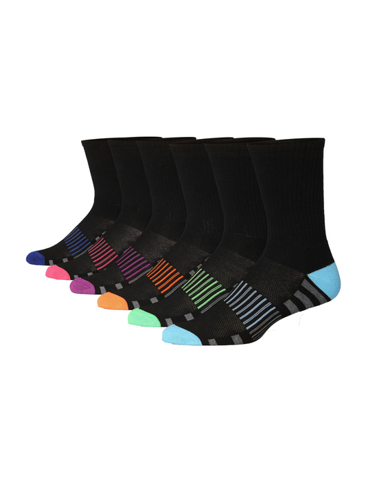 JAMES FIALLO Men's 6 Pairs Comfortable Performance Warm Socks For Men,