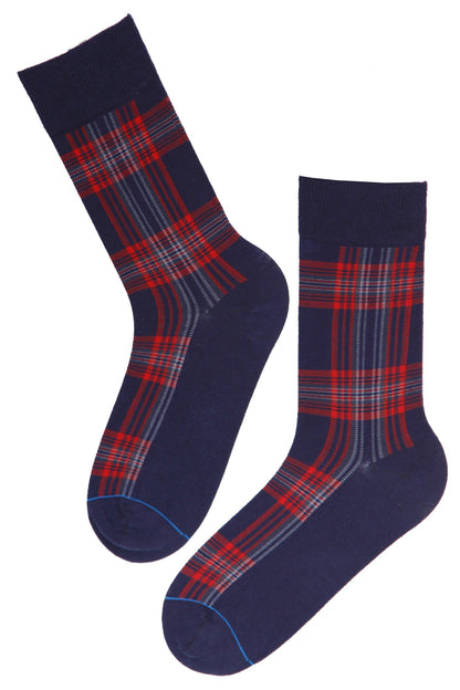 CARL men's socks with red stripes