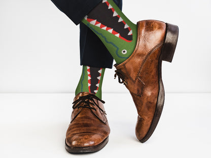 Sick Socks – Crocodile – Down South Casual Dress Socks