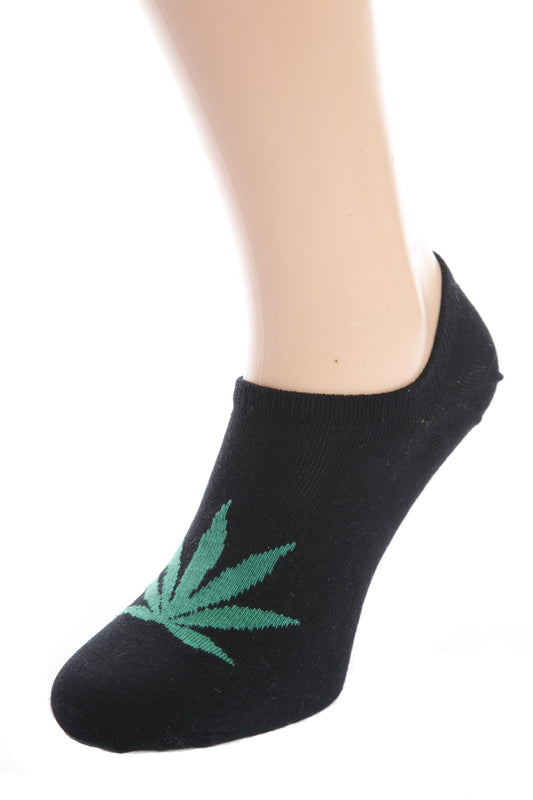 HEMP black men's low-cut socks