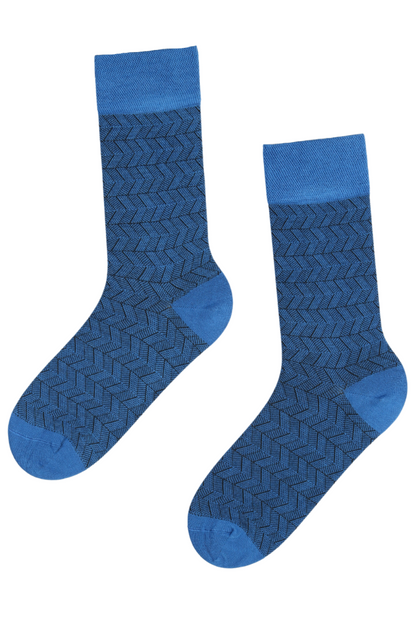 MANU blue suit socks