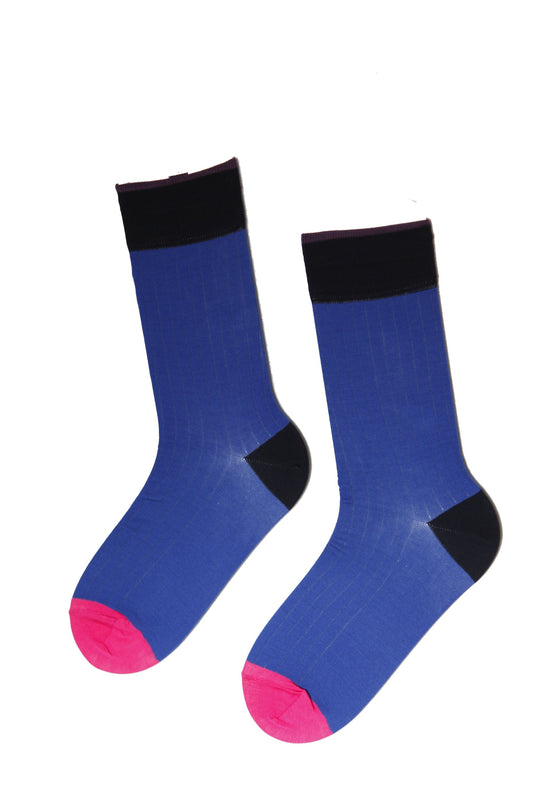 MARCUS men's blue suit socks