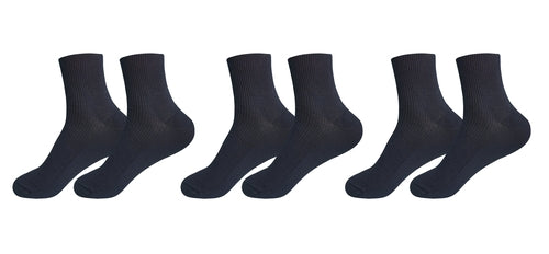 tittimitti® 100% Organic Combed Cotton Luxury Men's Socks. 3 Pairs.