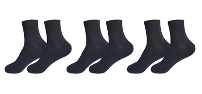 tittimitti® 100% Organic Combed Cotton Luxury Men's Socks. 3 Pairs.